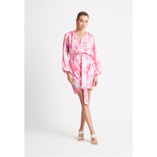 Saskia Dress Pink Mottle SHEIKE