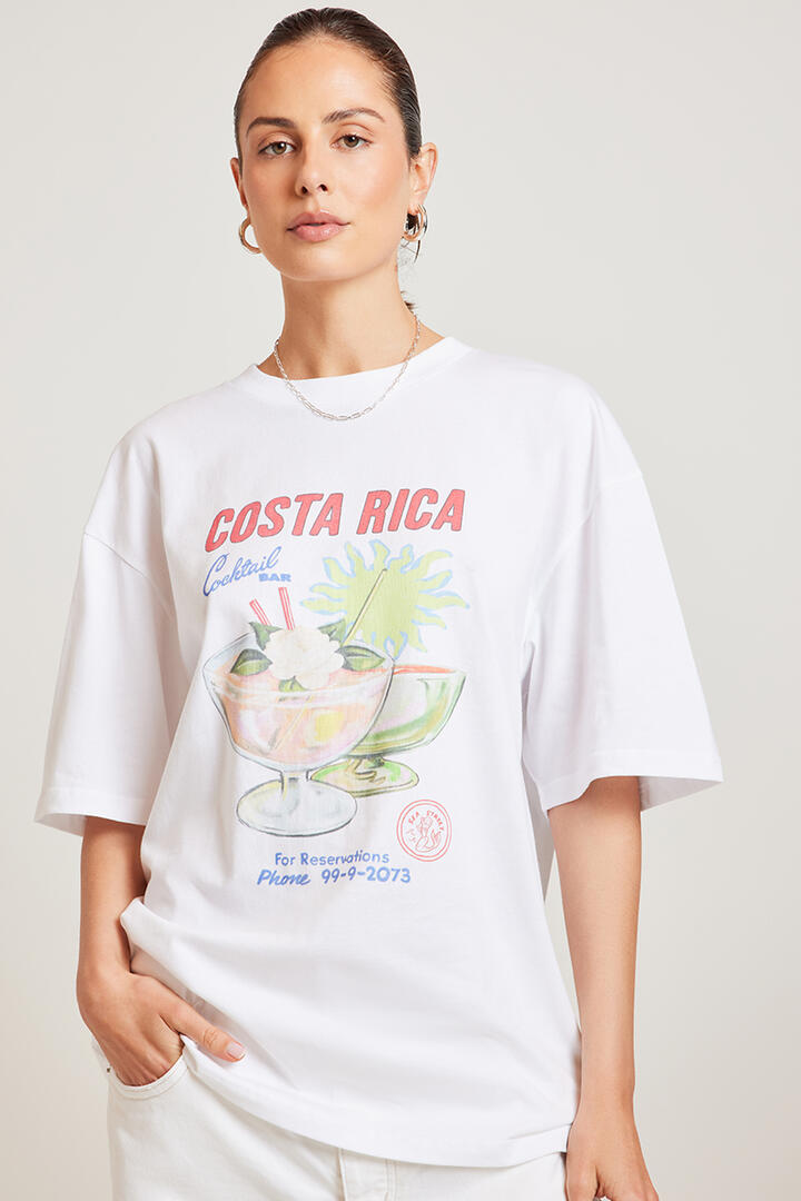 Sea Street Costa Rica T-Shirt White