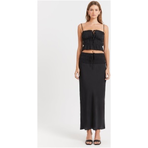 Selma Maxi Skirt in Black