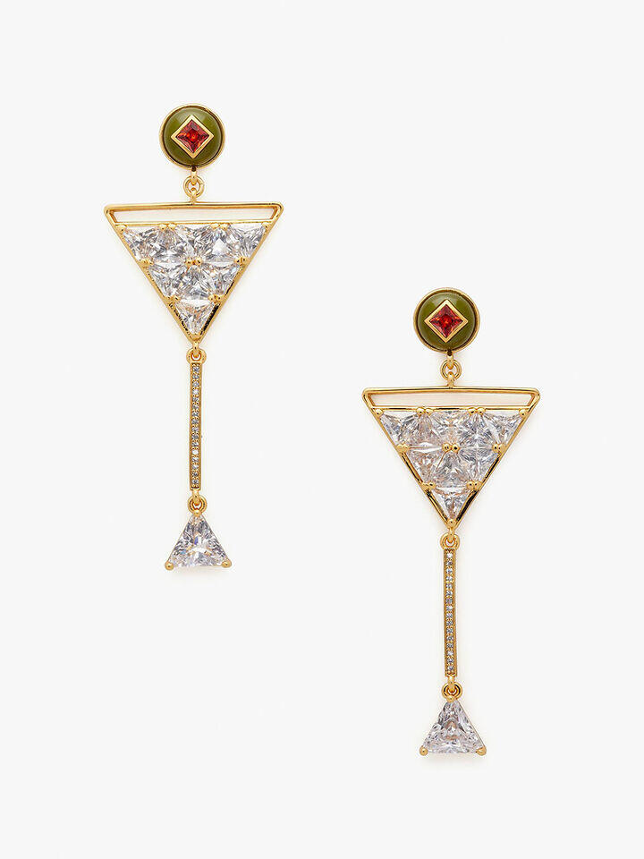 Shaken Not Stirred Statement Earrings