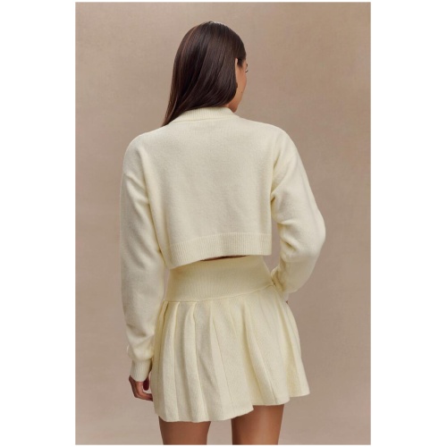 Shelby Knit Cardigan - Ivory Marle