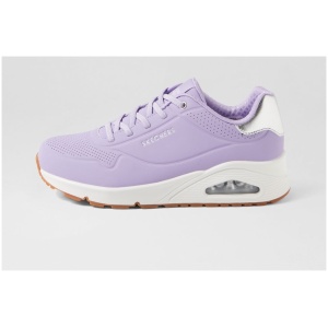 Skechers 155196 Uno Shimmer Away Sk Lilac Smooth Lilac Sneakers Womens Shoes Casual Casual Sneakers