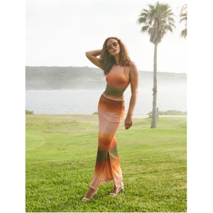 Solaris Mesh Skirt in Sunset