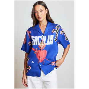 Something Very Special The Sicilia Resort Shirt Royal Blue