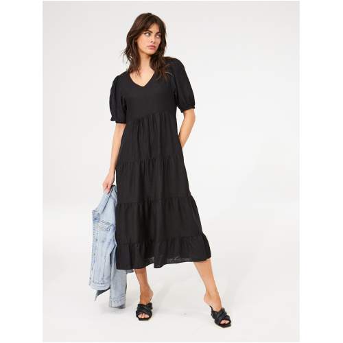 Sonny V-Neck Dress Black