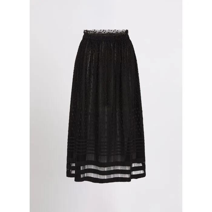 Spot N Cold Tulle Midi Skirt