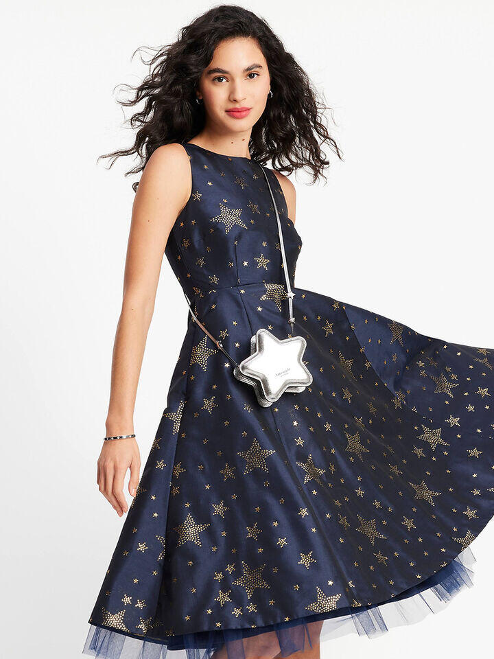 Starlight Brocade Dress