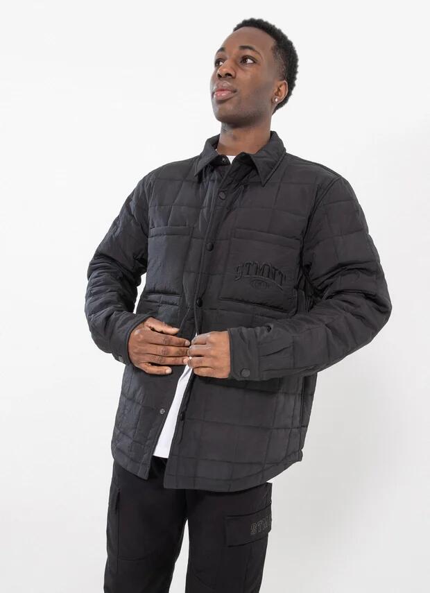 Stmnt Padded Work Jacket in Black