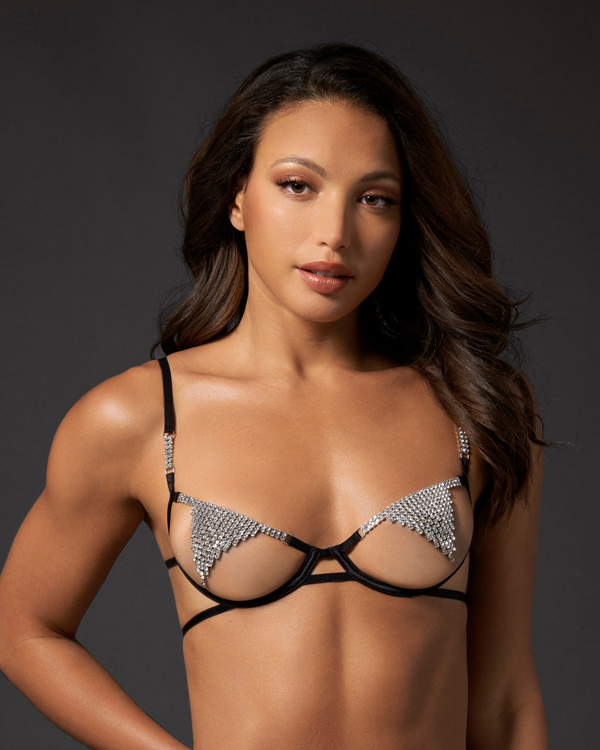 Susu Wired Bra Black/Silver - Black / 8A