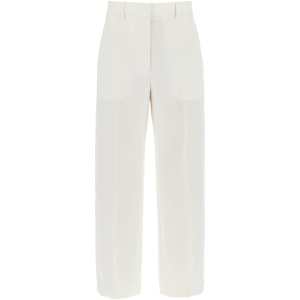 TOTEME cropped wool blend trousers