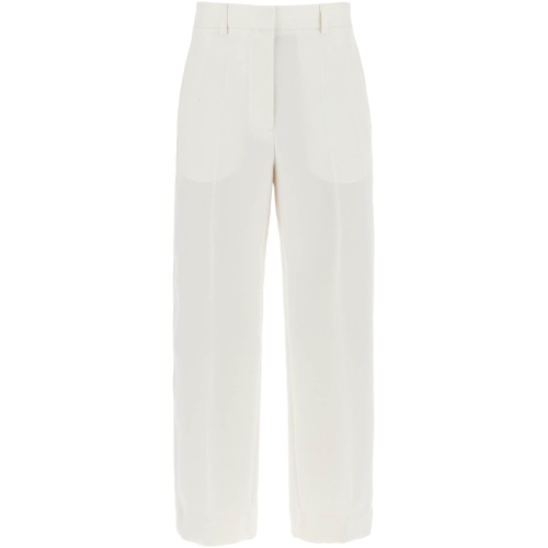 TOTEME cropped wool blend trousers