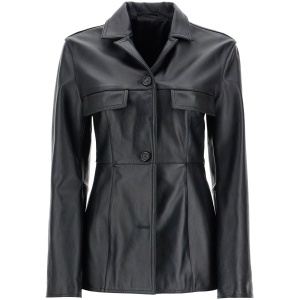 TOTEME hourglass leather jacket