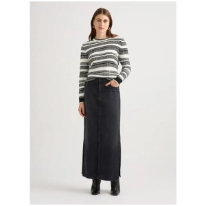 Tais Denim Pencil Skirt