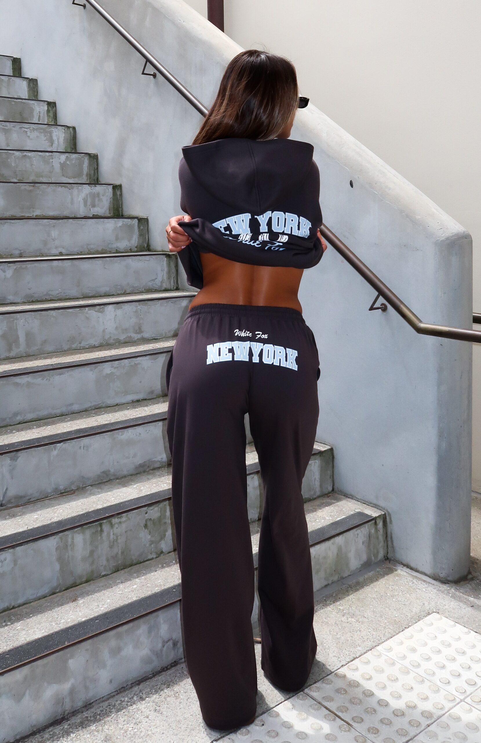 Team New York Track Pants Charcoal