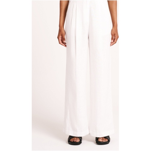 Thilda Linen Pants in White