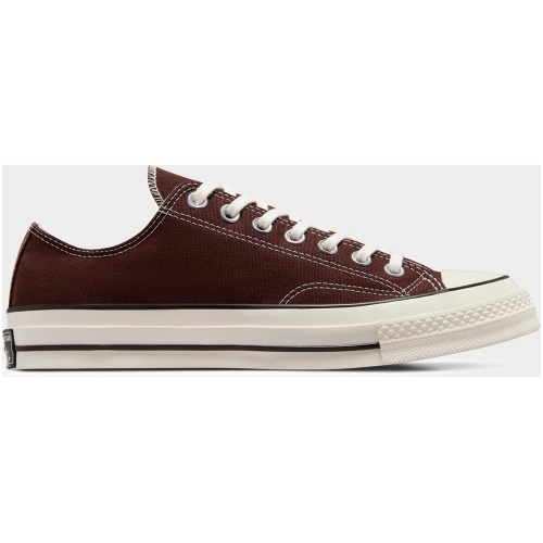 Unisex Chuck Taylor All Star 70 Low Top Sneakers in Dark Root Egret & Black