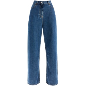 VALENTINO GARAVANI baggy cotton and lyocell jeans