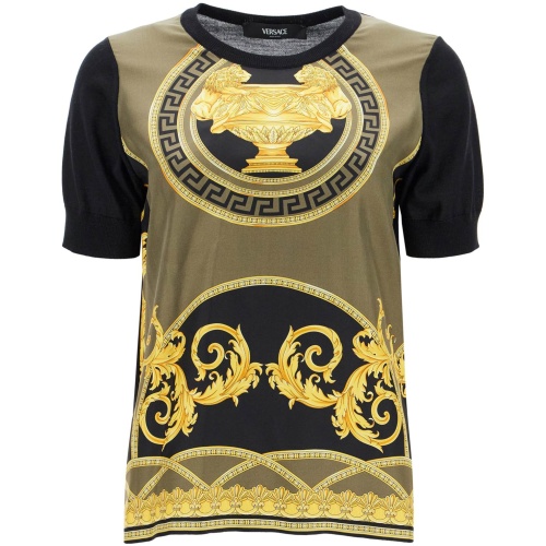 VERSACE knitted t-shirt 'the cup of the