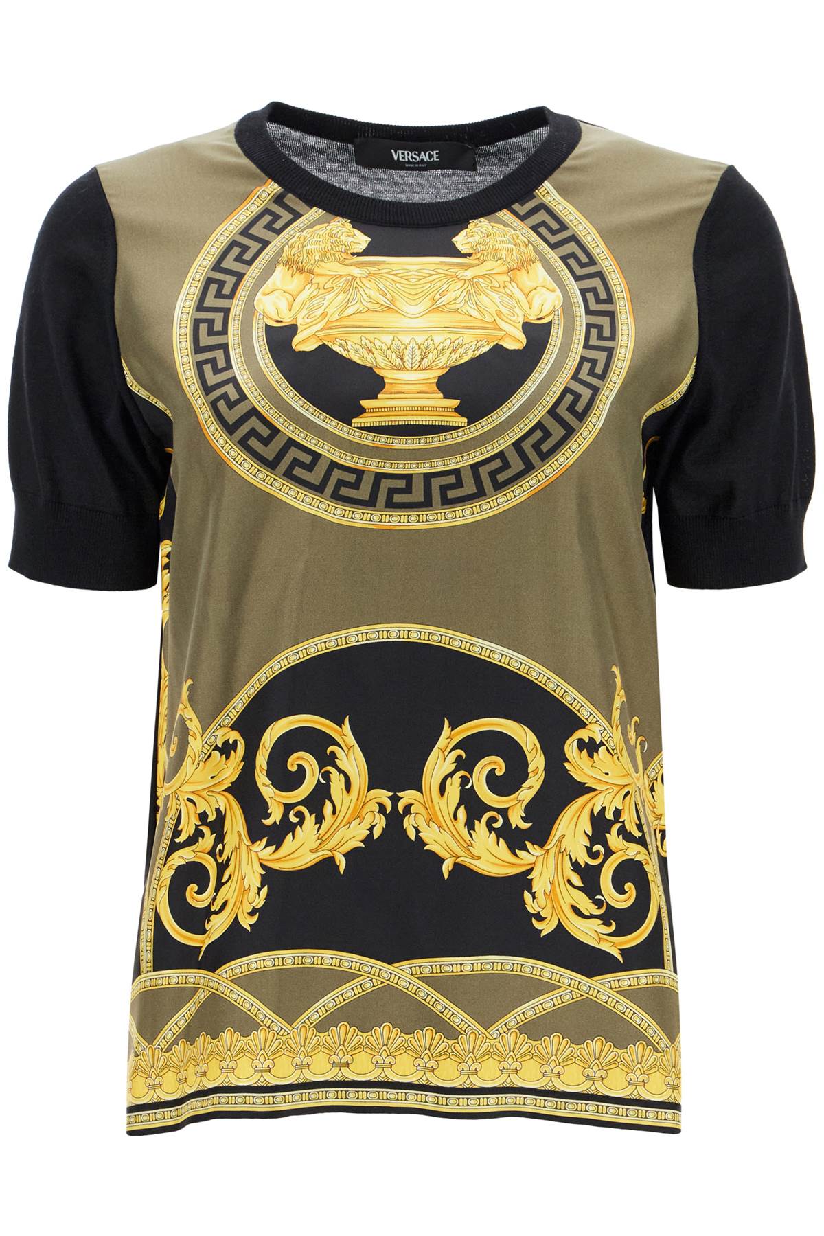 VERSACE knitted t-shirt 'the cup of the