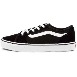 Vans Filmore Decon W Vn Black White Suede Canvas Black White Sneakers Womens Shoes Casual Casual Sneakers