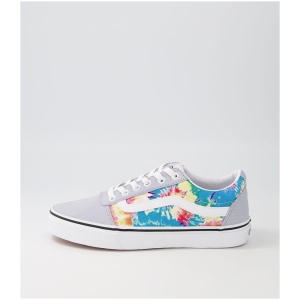 Vans Ward Rainbow W Vn Tie Dye Multi White Canvas Tie Dye Multi White Sneakers Womens Shoes Casual Casual Sneakers