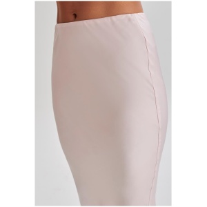 Violeta Satin Maxi Skirt - Fairy Floss Pink