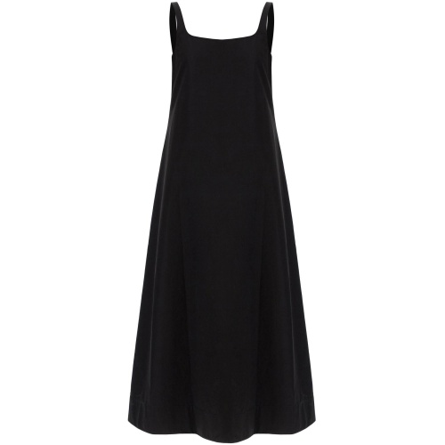 WARDROBE. NYC flared poplin dress with