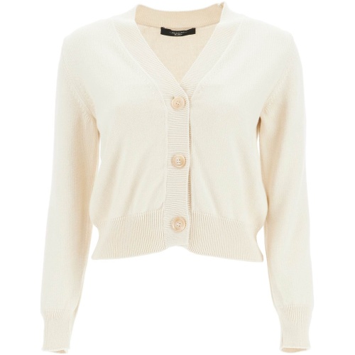 WEEKEND MAX MARA 'cotton cropped cardigan with '