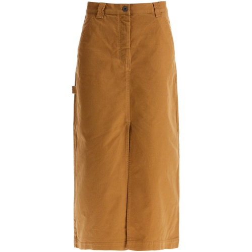 WEEKEND MAX MARA "long canvas skirt in quincy style