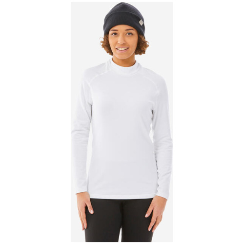 Wedze Women's Warm And Breathable Base Layer Ski/Snow Top - Bl 500 - White | Buy Online With Afterpay & Zip