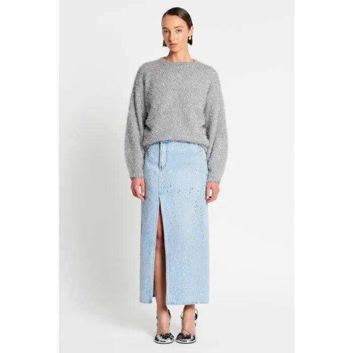 Wink Indigo Denim Skirt