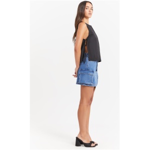 Winnie Denim Skirt in River Blue