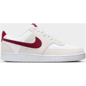 Womens Court Vision Low Sneakers in White, Team Red, Adobe & Dragon Red