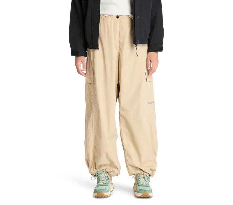 Women's Parachute Pant Beige