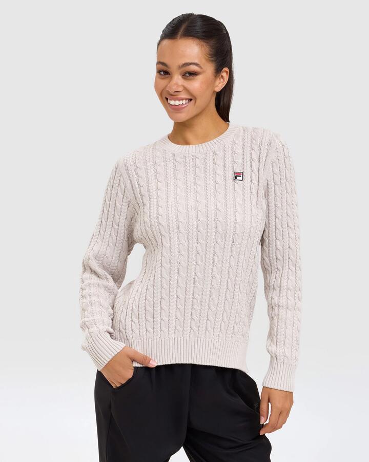 Women's Polly Sweater - PUNICE STONE - PUNICE STONE