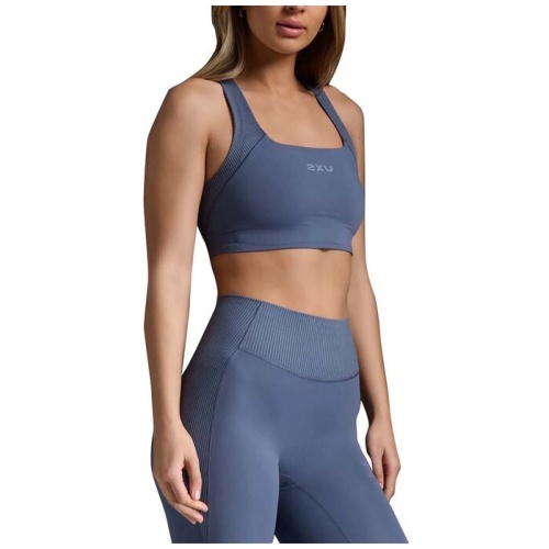 Women's Ribbed Longline Sports Bra