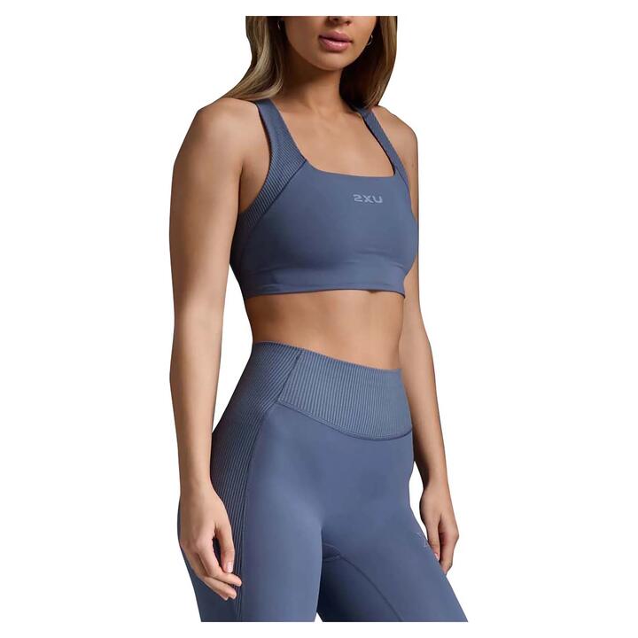 Women's Ribbed Longline Sports Bra