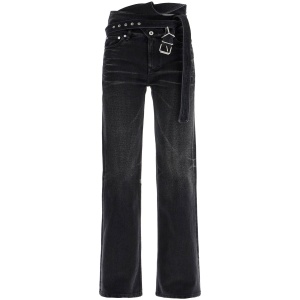 Y PROJECT bootcut jeans with criss-cross