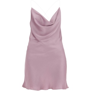 Y PROJECT mini satin slip dress with spaghetti straps