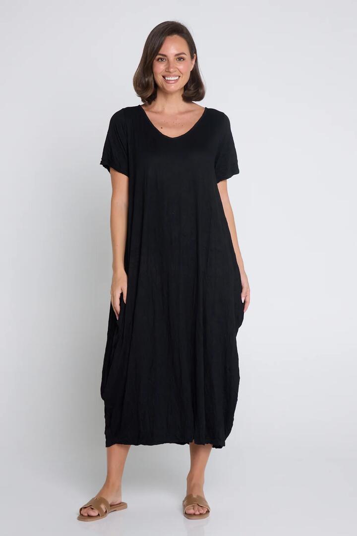 Zoe Dress - Black - L/XL