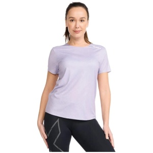 2XU Light Speed Tee Lavender White Reflective Womens