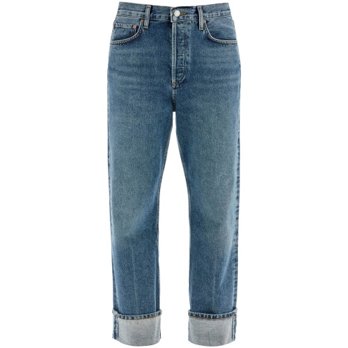 AGOLDE ca straight low-waist jeans by fran