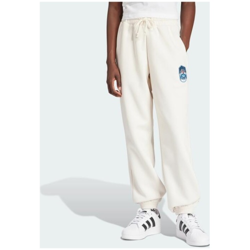 Adidas Originals Sale | Women's Chalk White Holiday Sweat Pants (Gender Neutral) | XS | Polyester, Cotton Pants | Afterpay Available