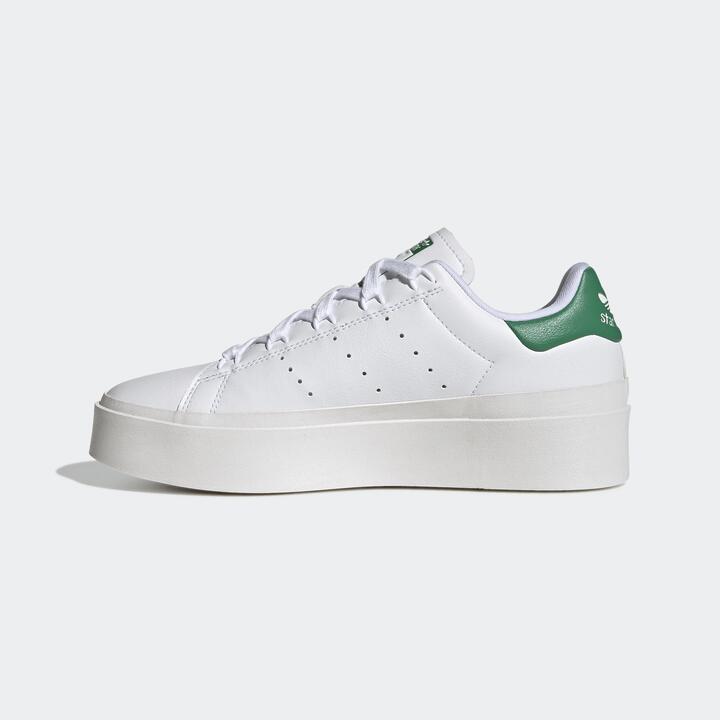 Adidas Originals Sale | Women's Cloud White Stan Smith Bonega Shoes | Women's US 5 | Leather Sneakers | Afterpay Available