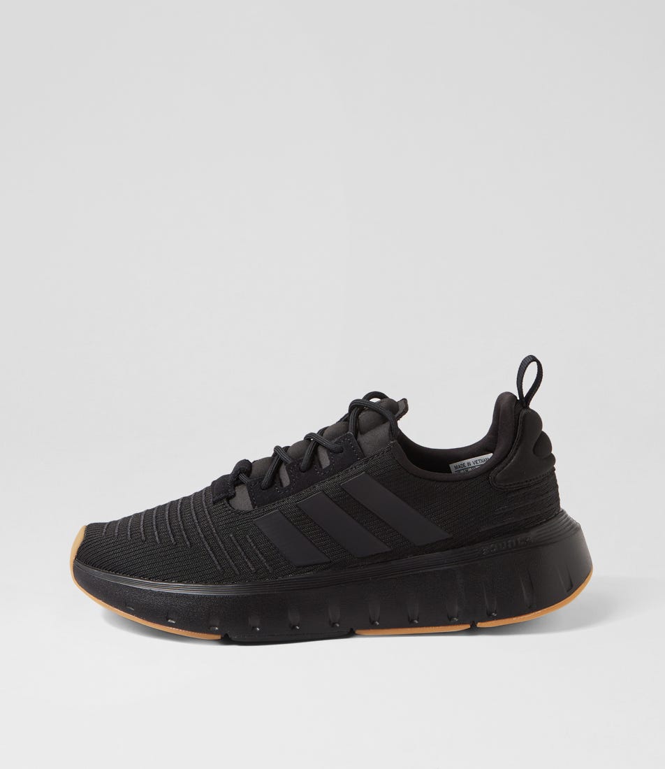 Adidas Swift Run 23 W Ad Black Black Gum Textile Black Black Gum Sneakers Womens Shoes Active Active Sneakers