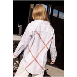 Alexandra Sale | Women's AUSTIN Pink Rope | XXS | Cotton Shirts | Afterpay Available