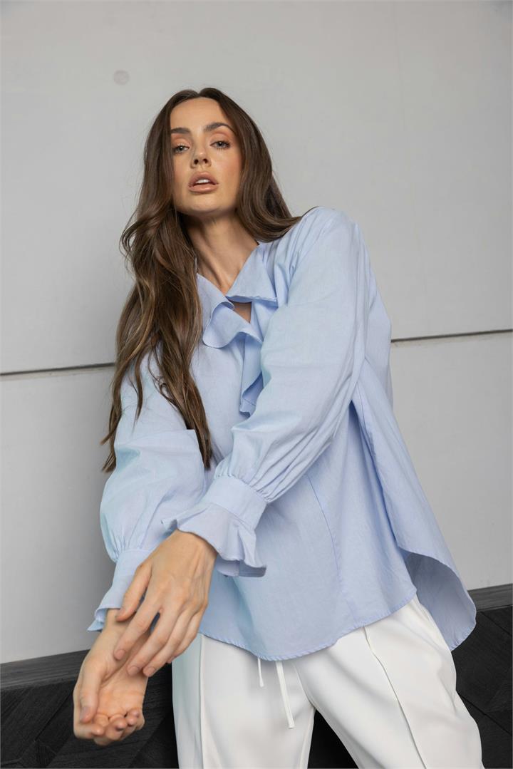 Alexandra Sale | Women's EQUINOX Sky Blue | XXS | Cotton Shirts | Afterpay Available