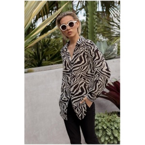 Alexandra Sale | Women's HOUSTON Zebra | XXS | Viscose Shirts | Afterpay Available