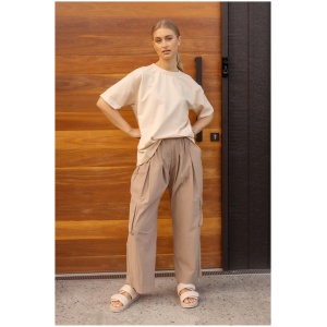 Alexandra Sale | Women's KALTEX Pants Taupe | Taupe / XXL | Nylon Tops | Afterpay Available