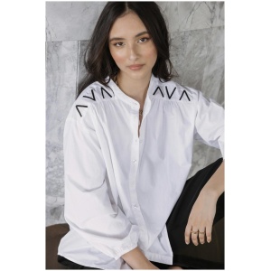 Alexandra Sale | Women's KNIGHT White | XL | Cotton Shirts | Afterpay Available